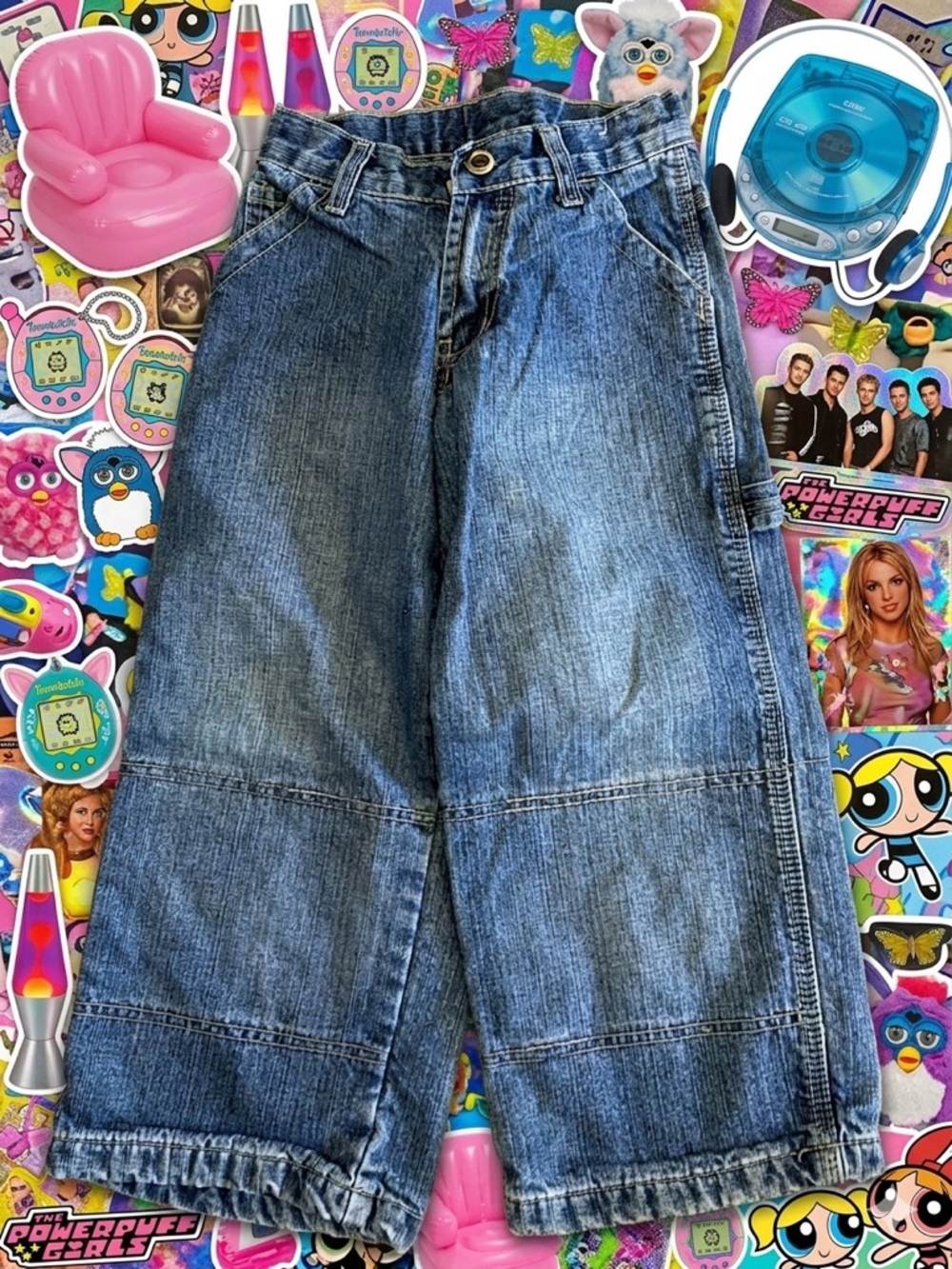Y2K Vintage Northern Getaway Wide Leg Children's Jeans Size 5